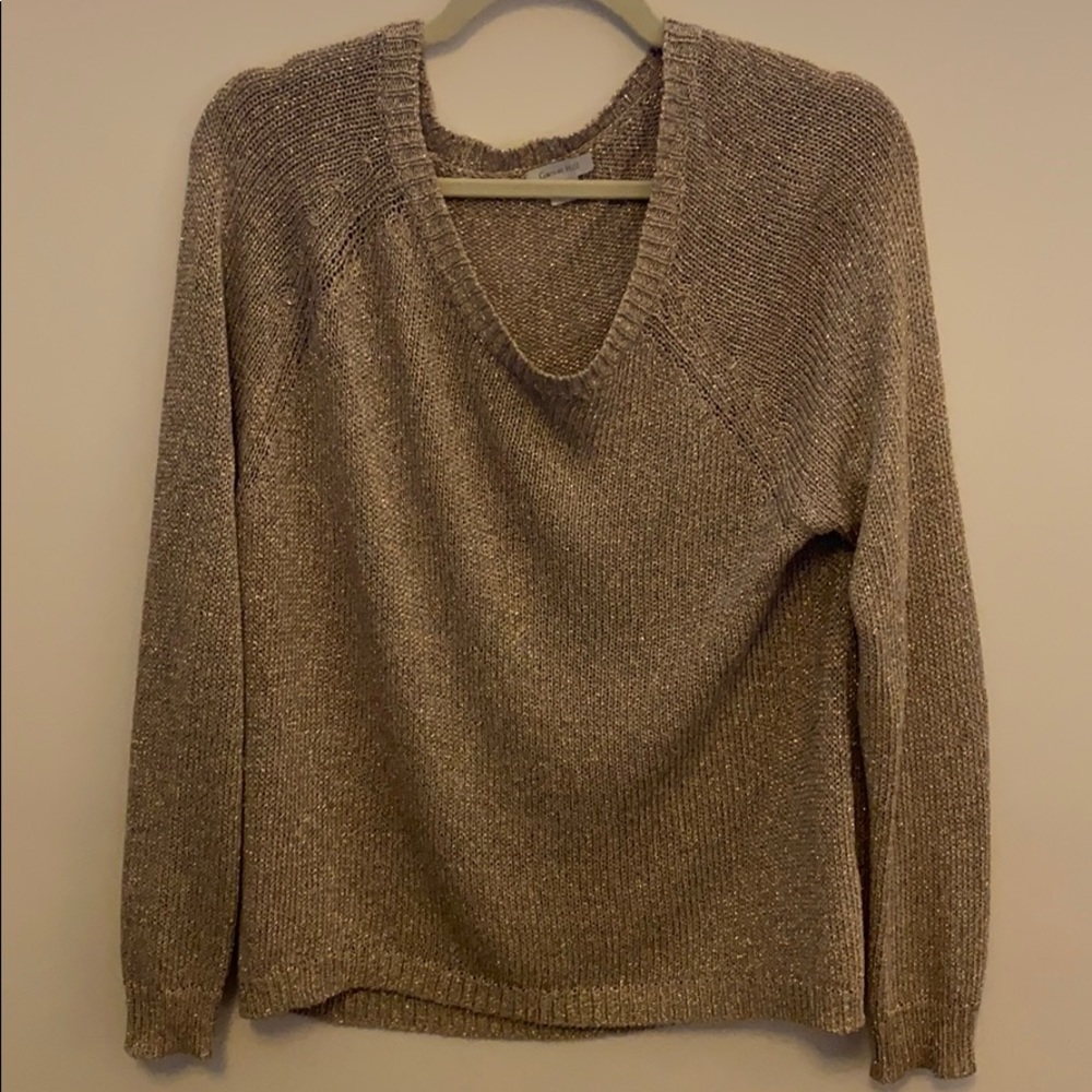 Garnet Hill Gold Sweater